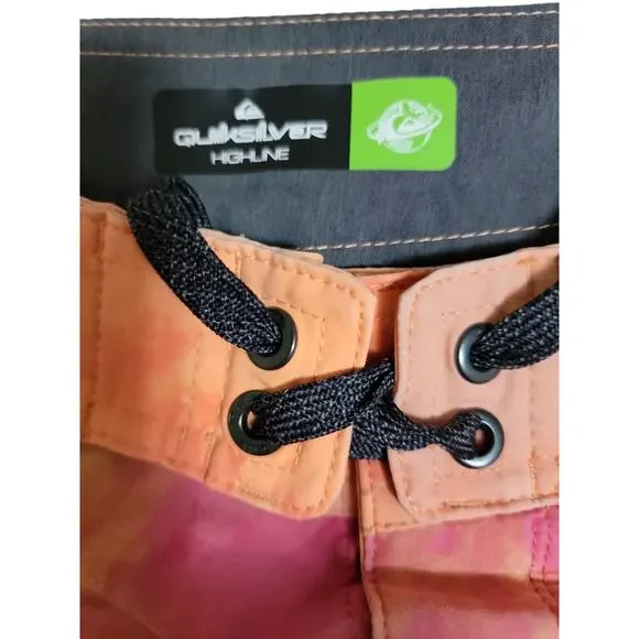 QUIKSILVER HIGHLINE PANTALONETA SURFSILK SIZE 38 - Picture 4 of 4